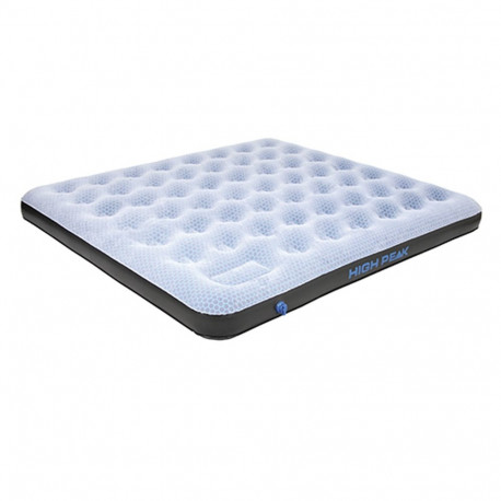 High Peak kahekohaline veluur-õhkmadrats King Comfort Plus 40027, hall