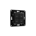 "Shelly Accessories ""Wall Switch 4"" Wandtaster 4-fach Schwarz"