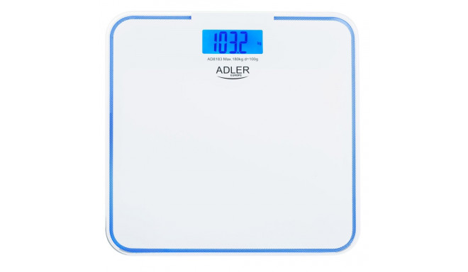 Adler | Bathroom Scale | AD 8183 | Maximum weight (capacity) 180 kg | Accuracy 100 g | White