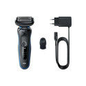 Braun | Shaver | 51-B1000s | Operating time (max) 50 min | Wet & Dry | Black/Blue