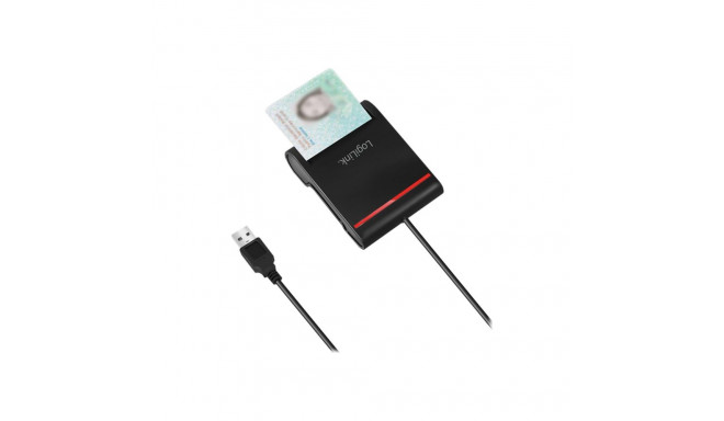 Logilink | USB 2.0 card reader, for smart ID | CR0047 | Card Reader