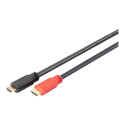 Digitus | Black/Red | HDMI Male (type A) | HDMI Male (type A) | High Speed HDMI Cable with Signal Am