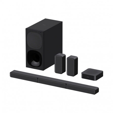Sony HT-S40R 5.1-kanaliline kodukino heliriba juhtmevabade tagakõlaritega must USB-port Wi-Fi Blueto