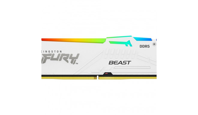 KINGSTON 16GB 6800MT/s DDR5 CL34 DIMM FURY Beast White RGB EXPO