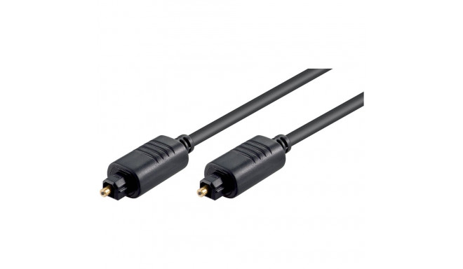 Toslink Kabel (schwarz, 2 Meter)