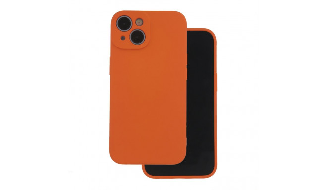 Silicon case for iPhone 15 6,1" orange