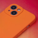 Silicon case for iPhone 15 6,1" orange