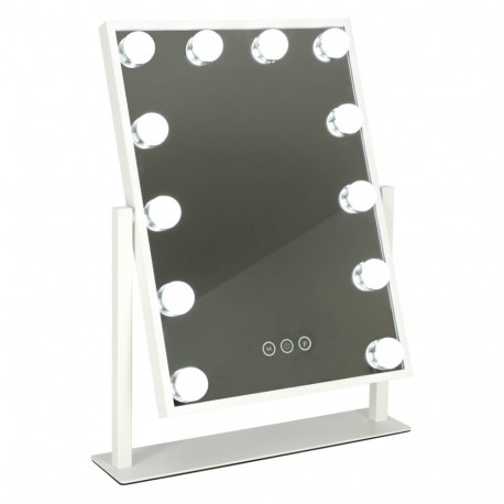 LED meigipeegel USB pirnidega 30x40cm