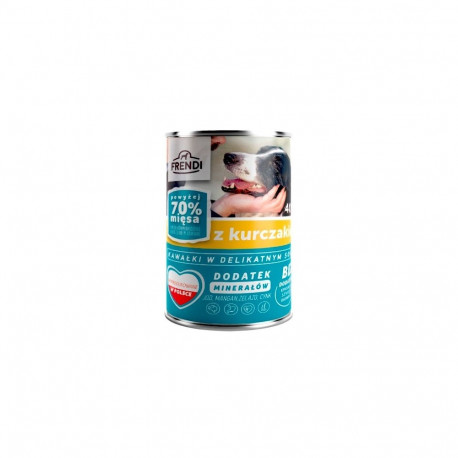 FRENDI with Chicken chunks in delicate sauce - wet dog food - 400g