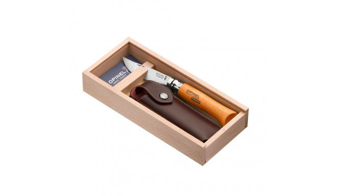 KNIFE OPINEL CLASSIC NR 8 CARBON GIFT BOX