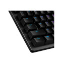 LOGITECH Gaming G512 Keyboard backlit USB Nordic key switch GX Red Linear carbon
