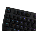 LOGITECH Gaming G512 Keyboard backlit USB Nordic key switch GX Red Linear carbon
