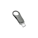 Silicon Power Mobile C80 USB flash drive 128 GB USB Type-A / USB Type-C 3.2 Gen 1 (3.1 Gen 1) Titani