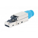 Intellinet 791199 Wtyk modularny RJ45 Cat8.1 beznarzędziowy, STP