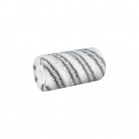 Rullis 10cm Ø30mm, 12mm, poliakrils, sarkanas svītras