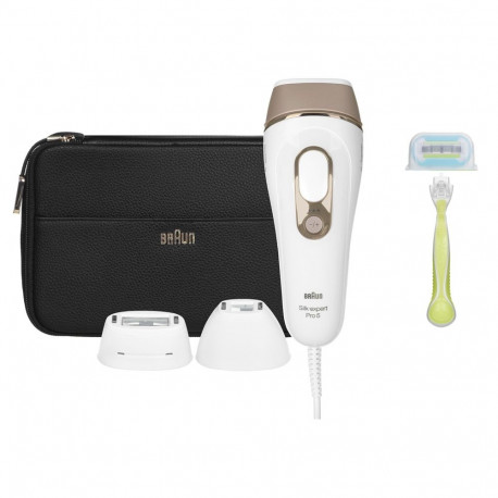 BRAUN Silk-expert Pro 5 PL5243 IPL Depilator IPL hair removal system White, Gold