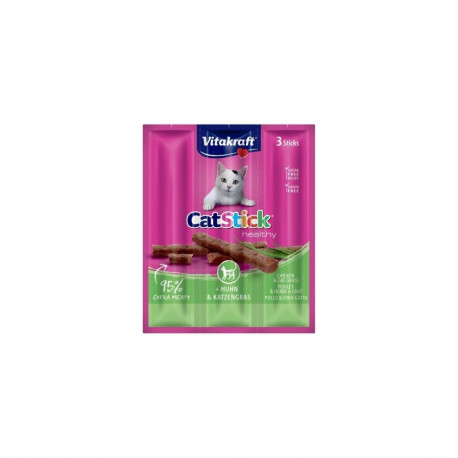 VITAKRAFT CatStick Mini kana rohuga kassimaius 3 tk