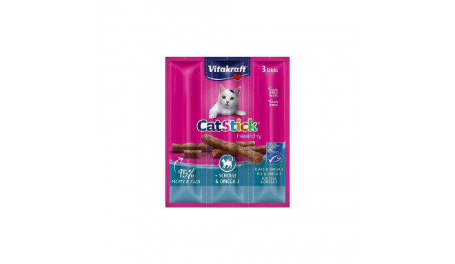 VITAKRAFT CatStick Mini with flounder and Omega-3 - cat treats - 3 pcs