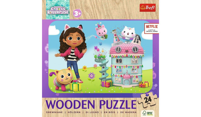 Wooden puzzle 24 elements Gabbys Dollhouse - Photopoint