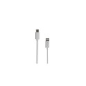 LIGHTNING(M)->USB-C(M) CABLE 1M WHITE MFI prat