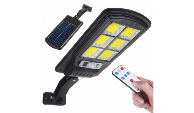 Solar LED street lamp with MCE446 sensor and remote control