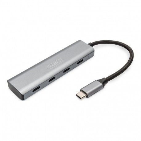DIGITUS USB-C 4-pordiline jaotur DA-70246