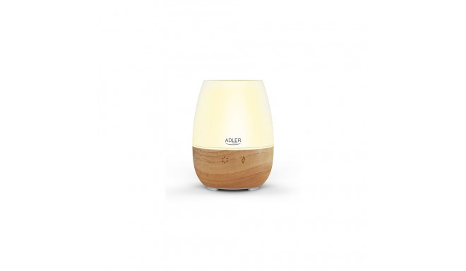 Adler | Ultrasonic Aroma Diffuser | AD 7967 | Ultrasonic | Suitable for rooms up to 25 m² | Brown/Wh