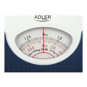 Adler | Mechanical bathroom scale | AD 8151b | Maximum weight (capacity) 130 kg | Accuracy 1000 g | 