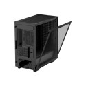 Deepcool | CH370 | Side window | Black | Micro ATX | Power supply included No | ATX PS2