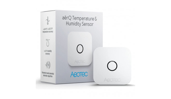 Aeotec aërQ Z-Wave Plus temperatuuri ja niiskuse andur