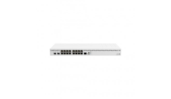 Mikrotik Cloud Core Router CCR2004-16G-2S+, 2x10G SFP+ pordid, 16x Gigabit LAN pordid, 1x RJ45 Seria