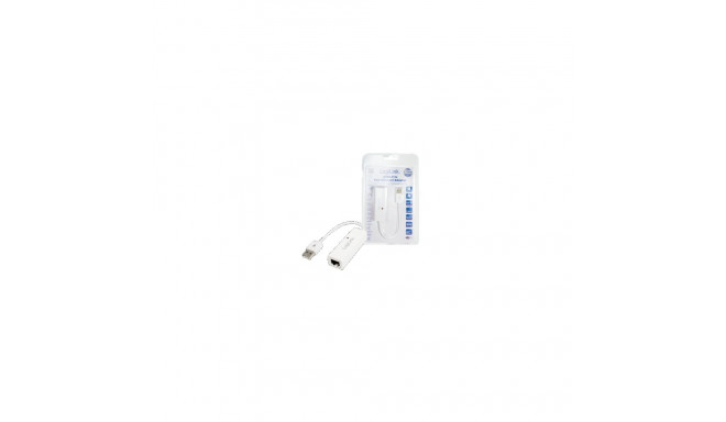 Logilink | Fast Ethernet USB 2.0 to RJ45 Adapter: | 0.115 m | White | USB-A to RJ45