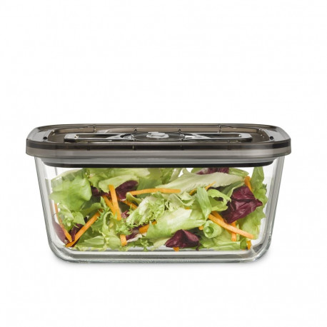Caso Glass Vacuum Container with Plastic Lid VacuBoxx Eco L läbipaistev