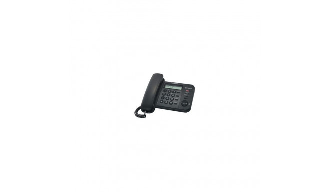 Panasonic Corded KX-TS560FXB 588 g, Black, Caller ID