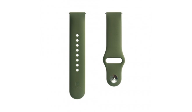 Evelatus 20mm Silicone Loop Watch Straps (S/M 110mm) Olive