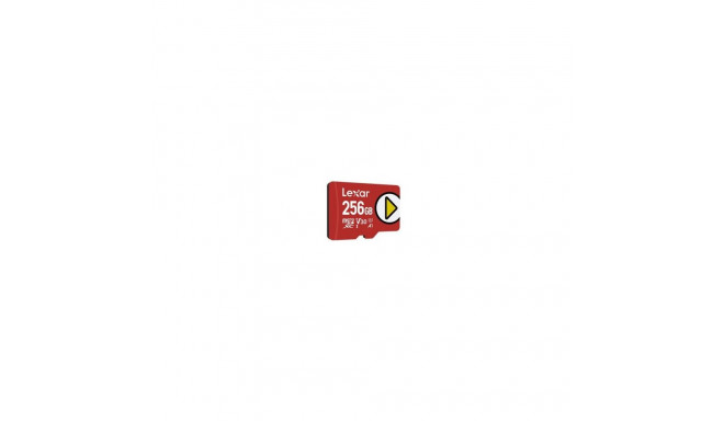 Lexar Play UHS-I MicroSDXC, 256 GB, Flash memory class 10, Red, 150 MB/s