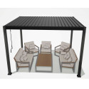 Varikatus MIRADOR-111 3x3m, tumehall