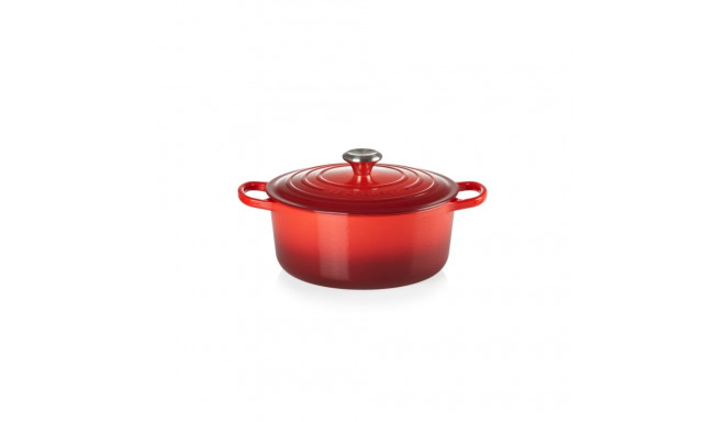 Le Creuset Signature Roaster round 24cm cherry red (21177240602430)