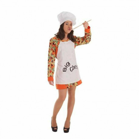 Costume for Adults Big Chef Female Chef (4 Pieces) - M