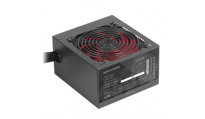 Power supply Mars Gaming MPIII650 ATX 650 W CE - RoHS