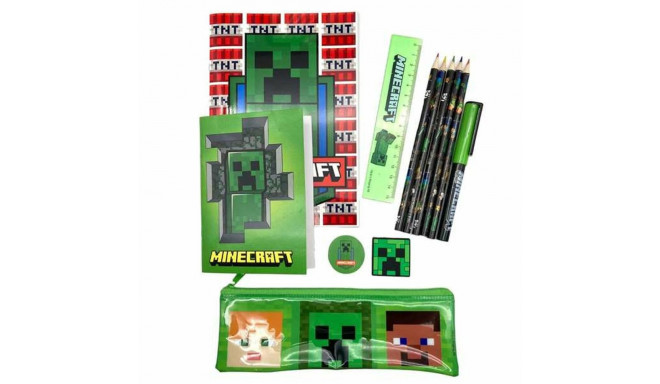 Kontoritarvete Komplekt Minecraft 29,5 x 25 x 3 cm 12 Tükid, osad