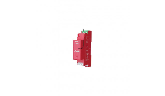 Shelly Qubino Wave PRO 1PM electrical relay Red