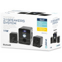 Platinet speakers Bang PSBB 2.1, black (opened package)