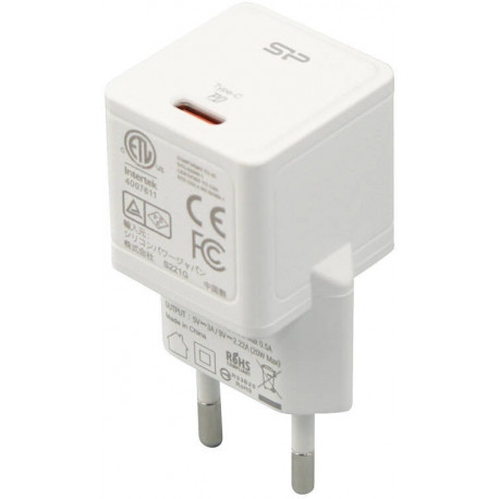 Silicon Power charger USB-C PD QM12 20W, white (opened package)