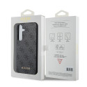 GUESS case for SAMSUNG A35 GUOHCSA35G4GFGR (PU 4G Classic Metal Logo) black