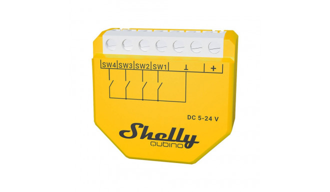 Shelly Qubino Wave i4 DC Scene Controller, Z-Wave (DC 5-24V)