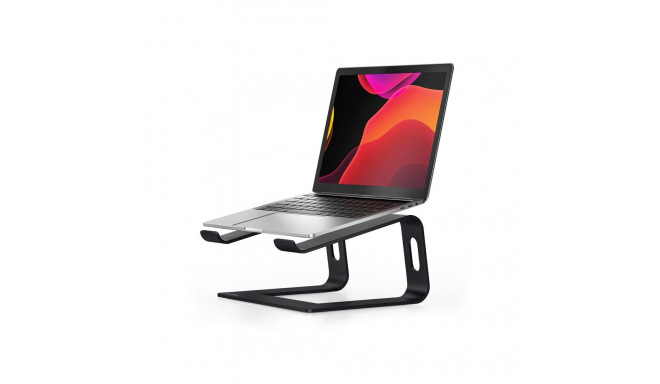 Aluminium laptop stand black