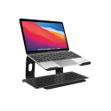 Aluminium laptop stand black