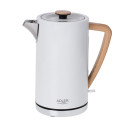 Adler | Kettle | AD 1347w | Electric | 2200 W | 1.5 L | Stainless steel | 360° rotational base | Whi