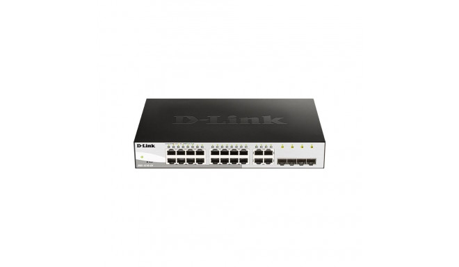 D-LINK DGS-1210-20 gigabit nutikas lüliti 16 10/100/1000Base-T pordiga ja 4 gigabit MiniGBIC (SFP) p